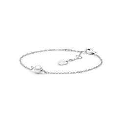 Bratara perla naturala alba pe lantisor argint DiAmanti SK22384B_W-G (Argint 925‰ 1,2 g.)